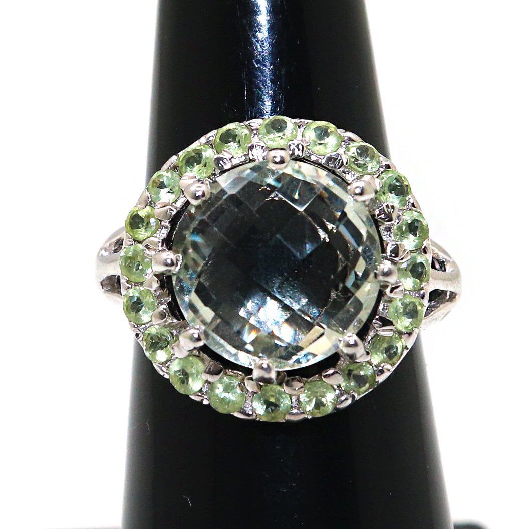 Stylish Round Shape Multi Gemstone Ring for Festive Glamour