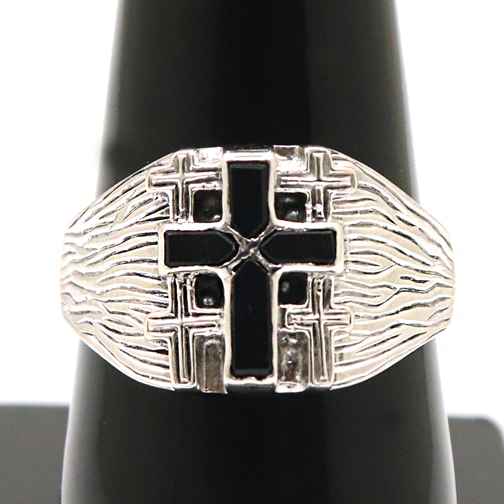Onyx Opal Ring