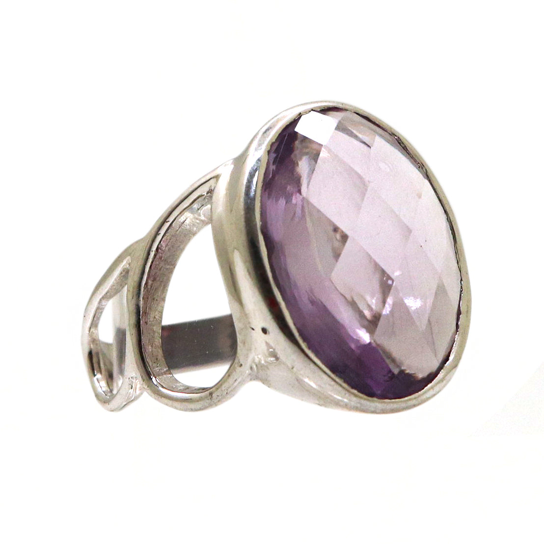 Designer Amethyst Gemstone Ring for Wedding Guests and Bridesmaids