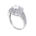 Moissanite & Zircon Dazzle Ring