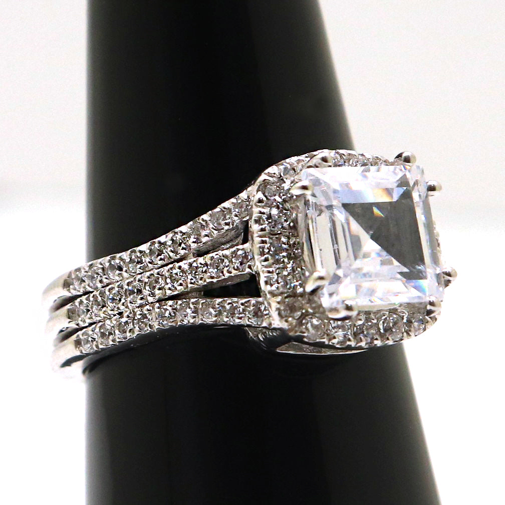 cz designer ring