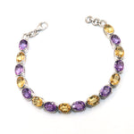Amethyst & Citrine Avant Bracelet