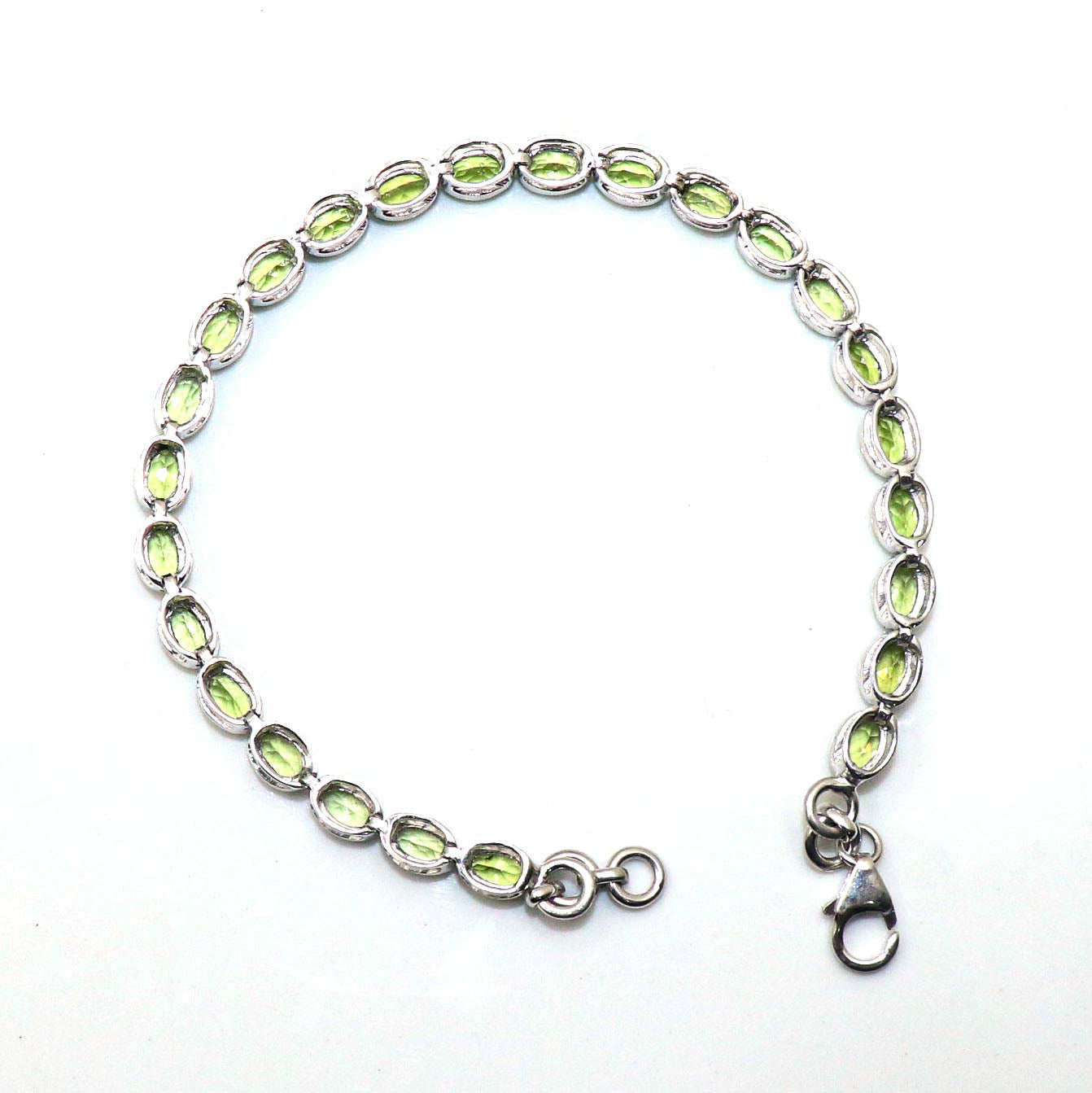 Minimalist Peridot Gemstone Beaded Bracelets