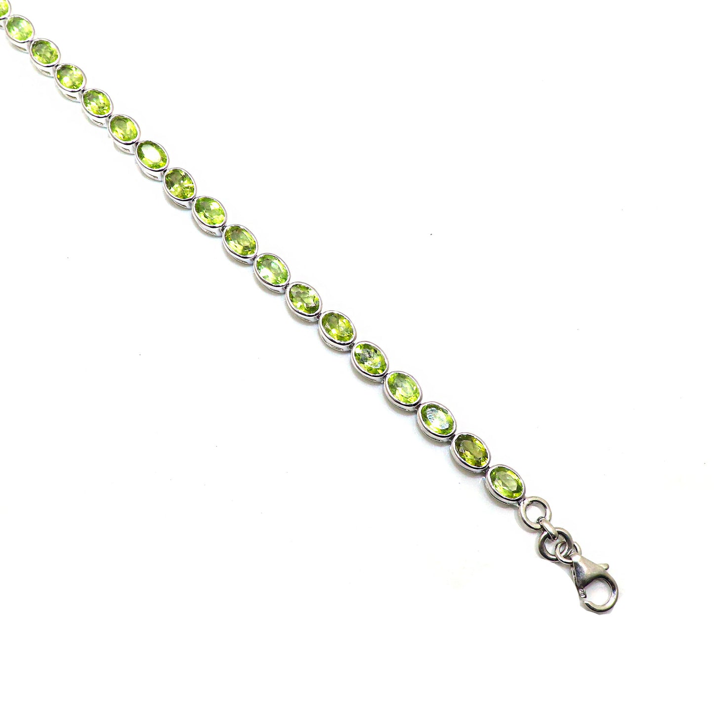 Minimalist Peridot Gemstone Beaded Bracelets