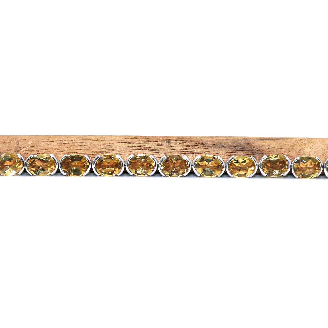 Eye Catchy Citrine Gemstone Tennis Bracelets Jewelry