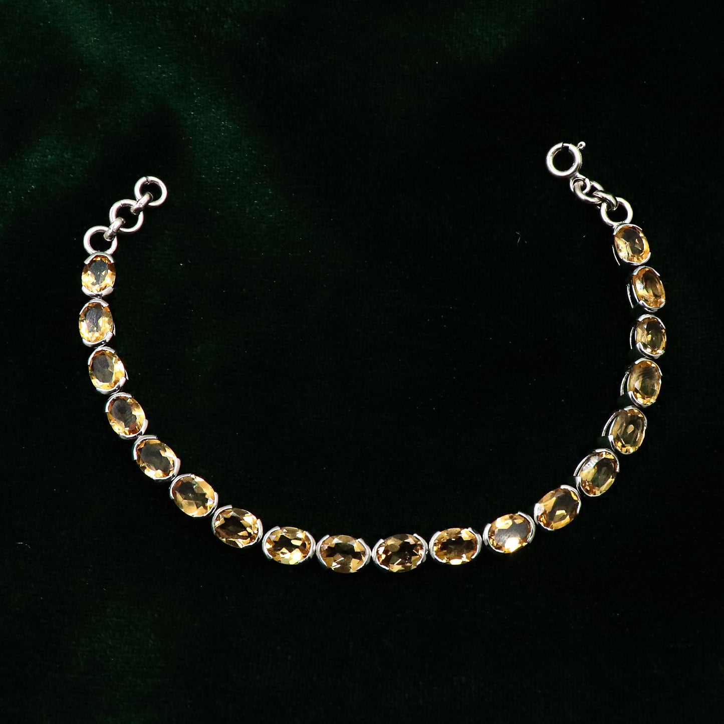 Eye Catchy Citrine Gemstone Tennis Bracelets Jewelry