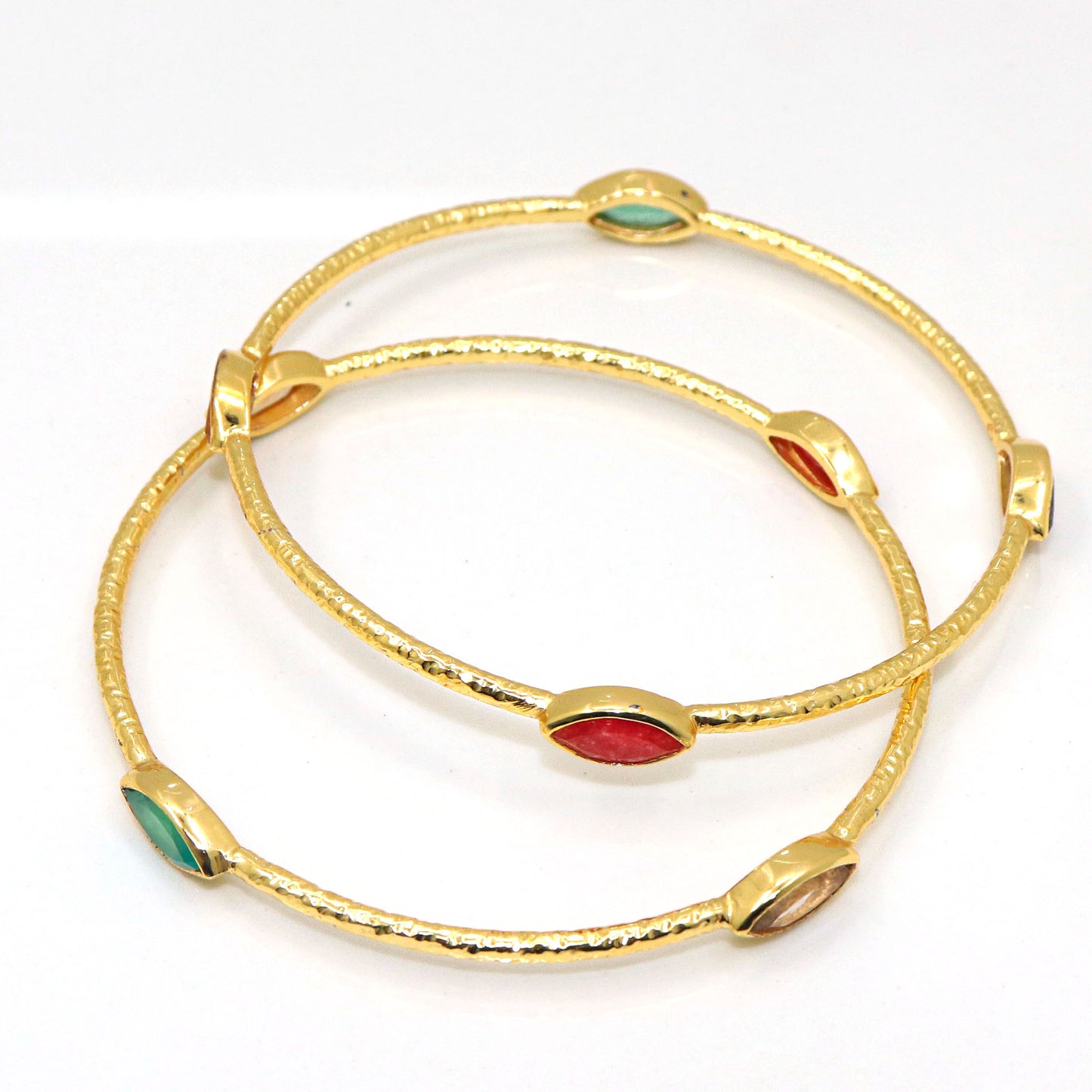 Cultural Elegance Traditional South Indian Temple Bangle Bracelet Jewelry