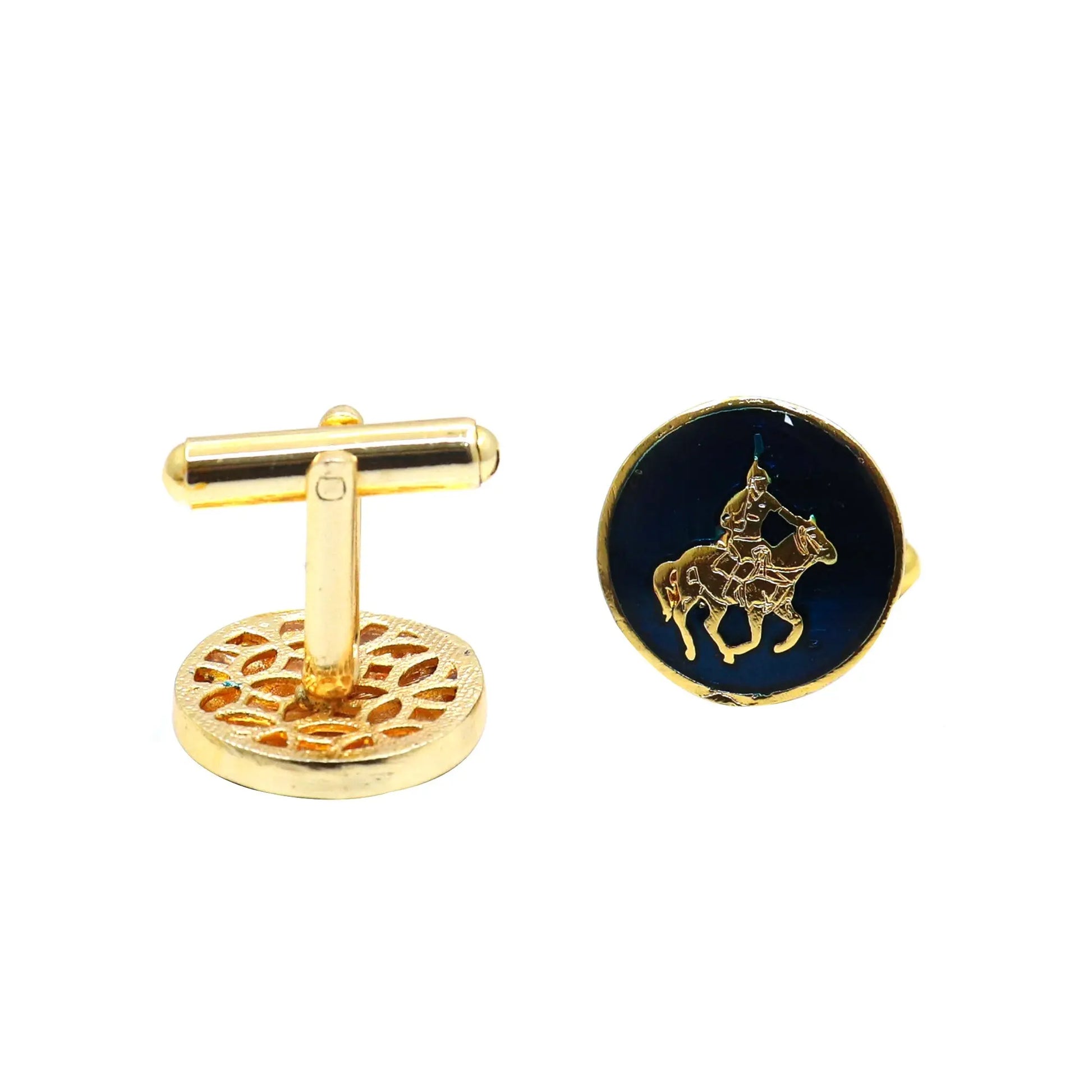 round cufflinks