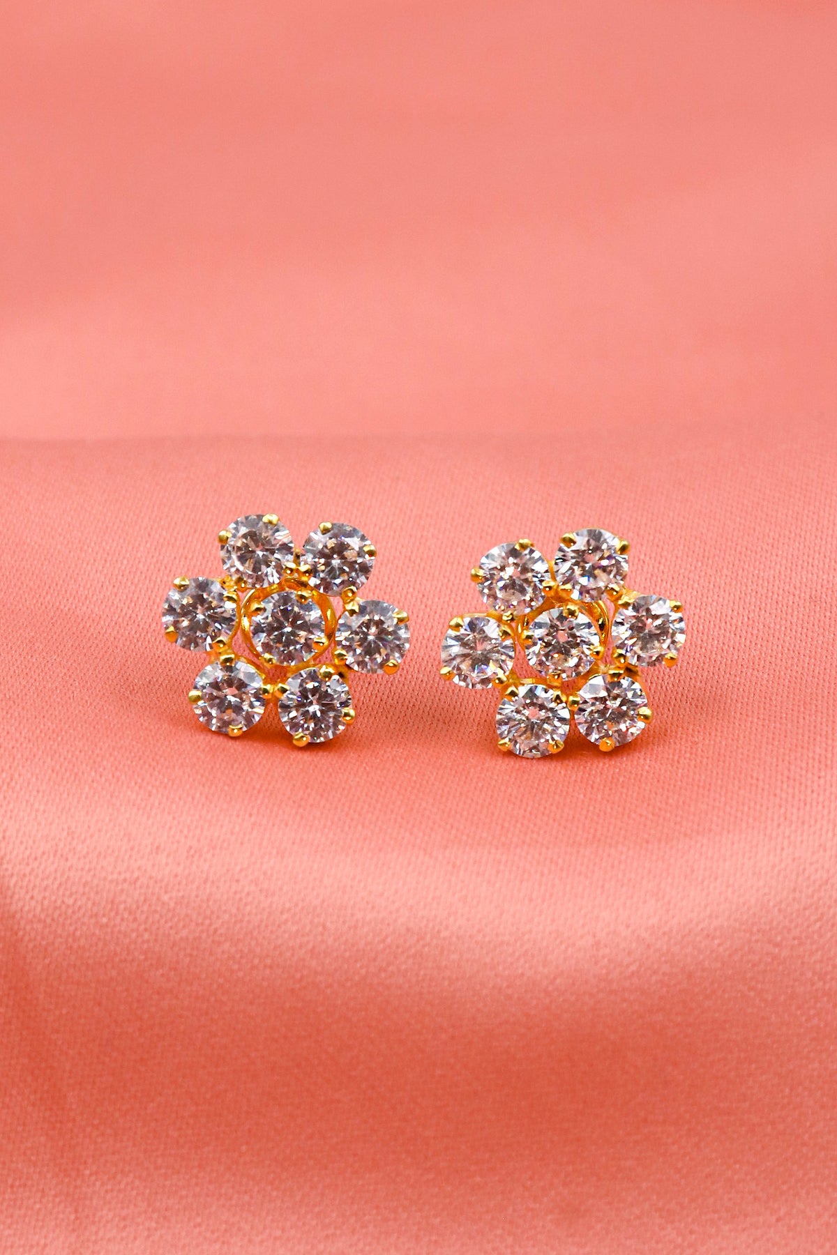 Golden Zircon Sublime Earring