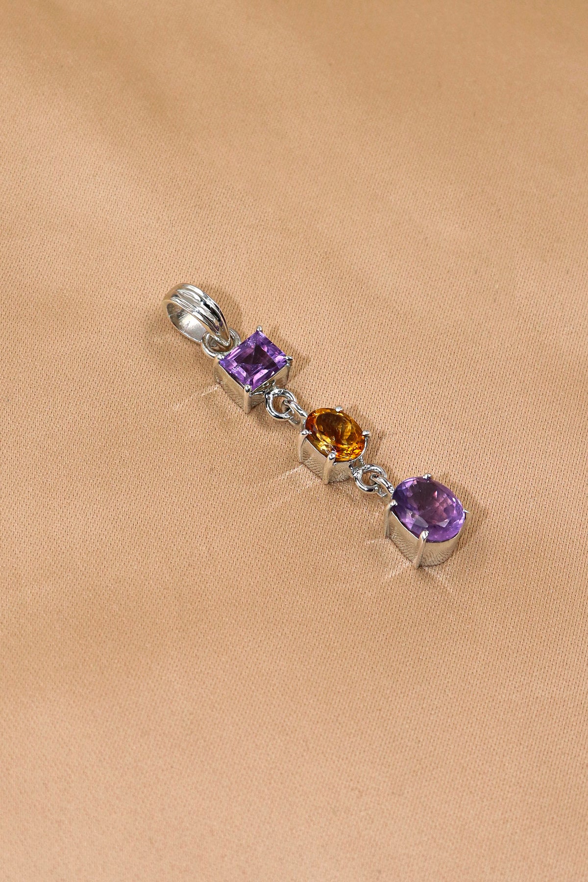 Amethyst & Citrine Nova Pendant