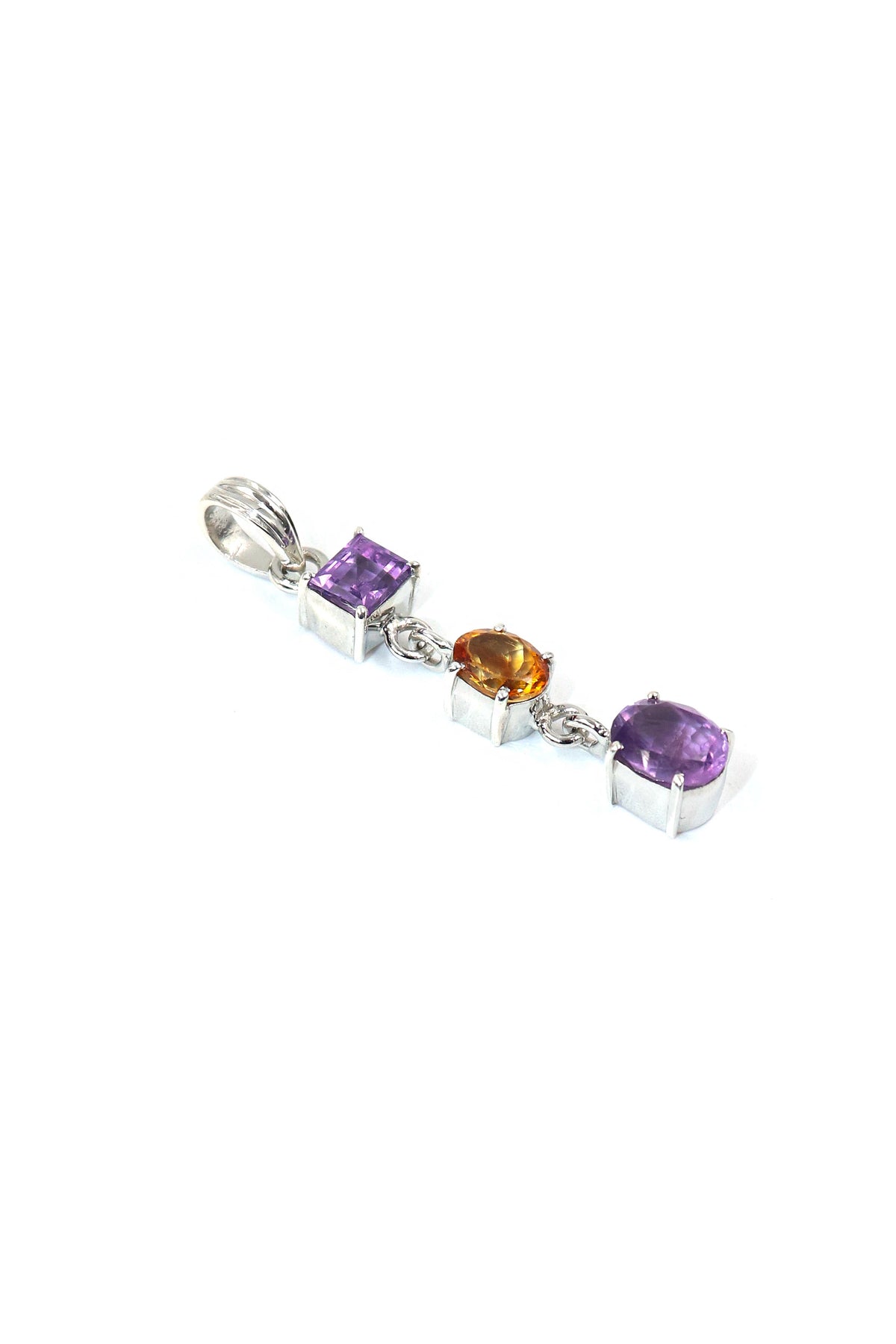 Amethyst & Citrine Nova Pendant