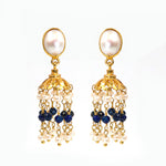 Golden Pearl Dazzle Earring