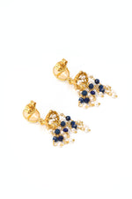 Golden Pearl Dazzle Earring