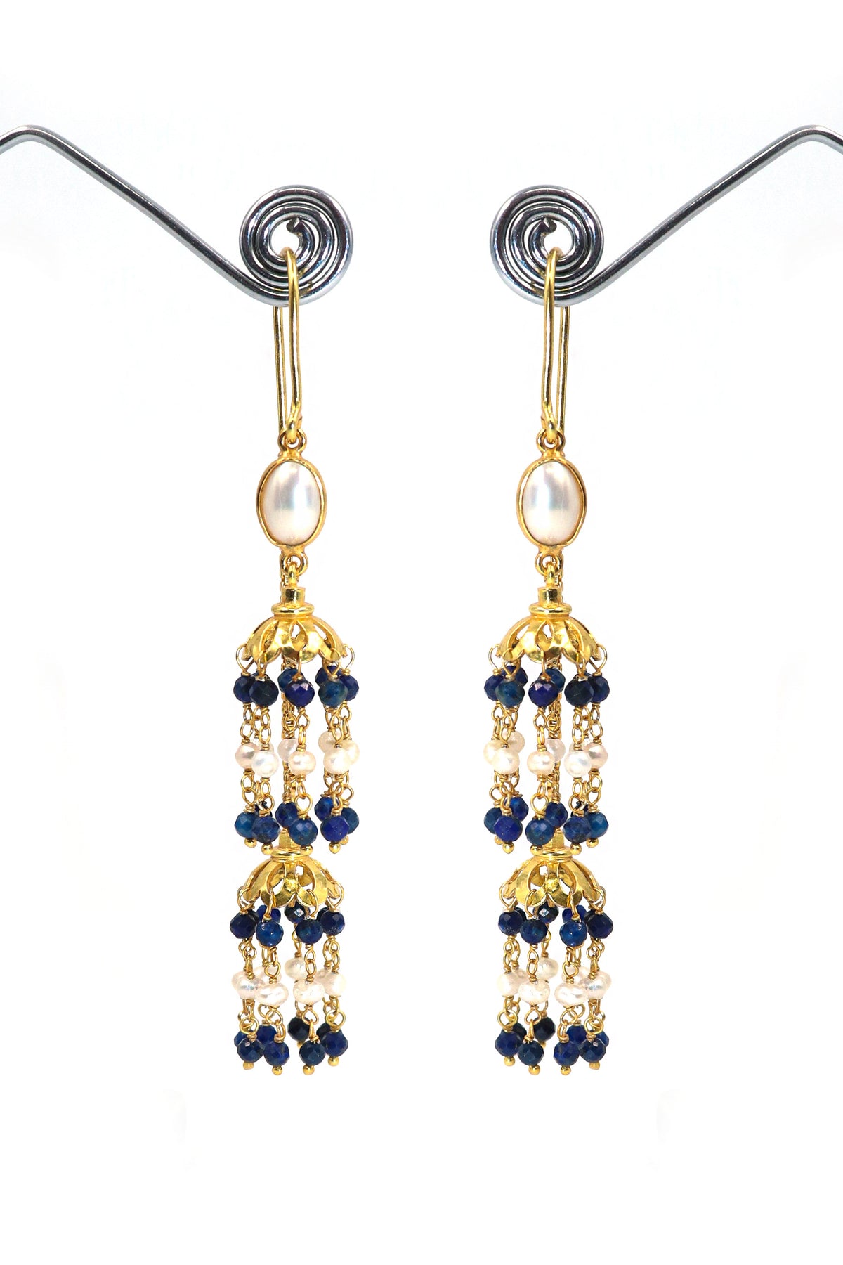 Golden Pearl Royal Earring