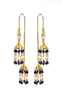 Golden Pearl Royal Earring