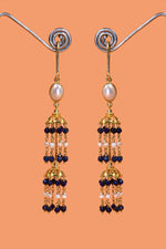 Golden Pearl Royal Earring