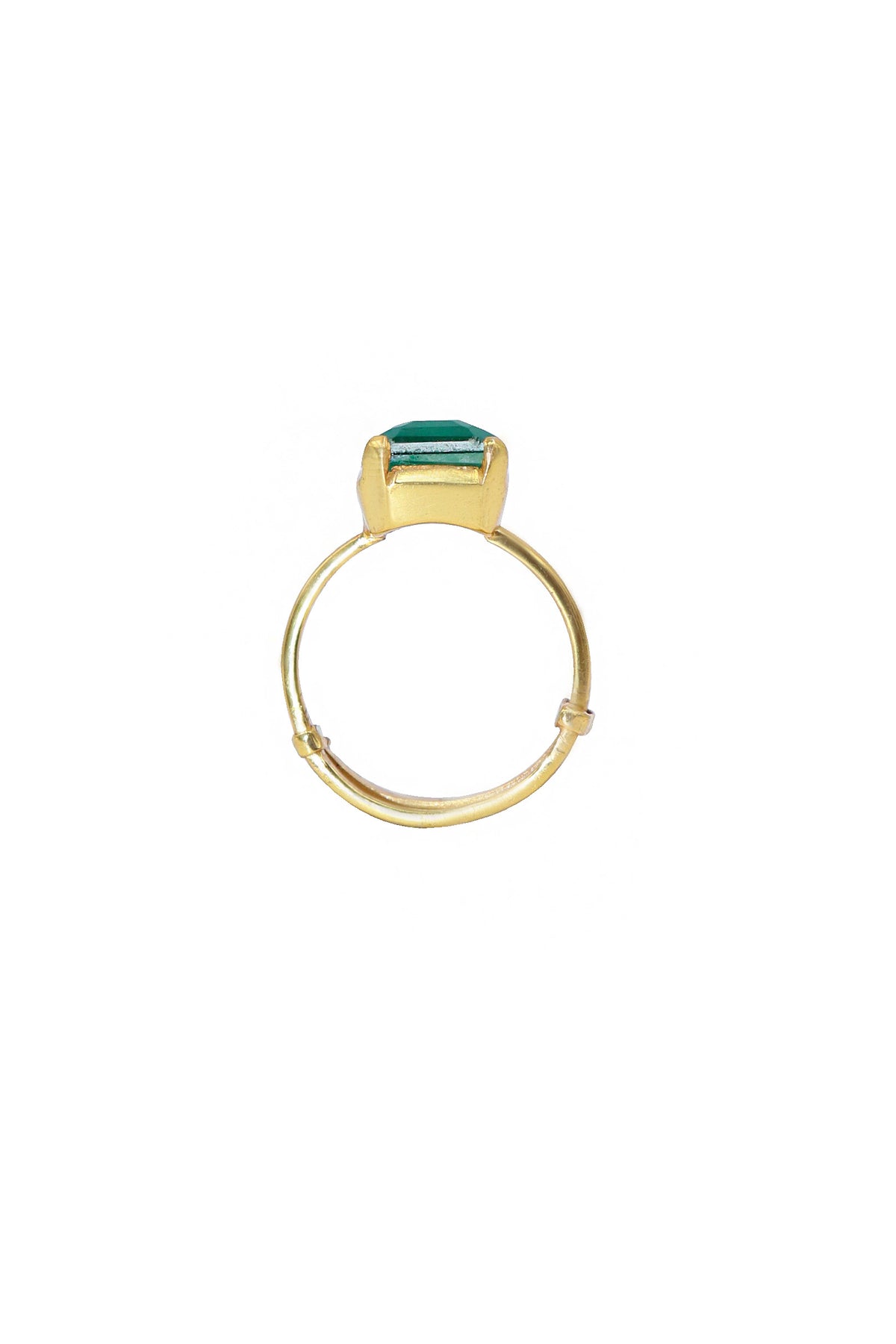 Golden Onyx Crimson Ring