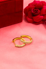 Golden Zircon Enchant Earring