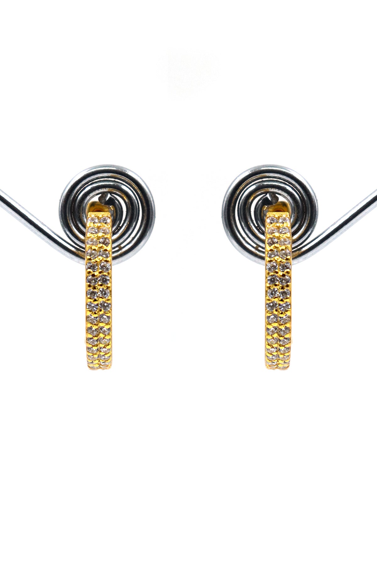 Golden Zircon Enchant Earring