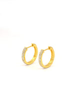 Golden Zircon Enchant Earring