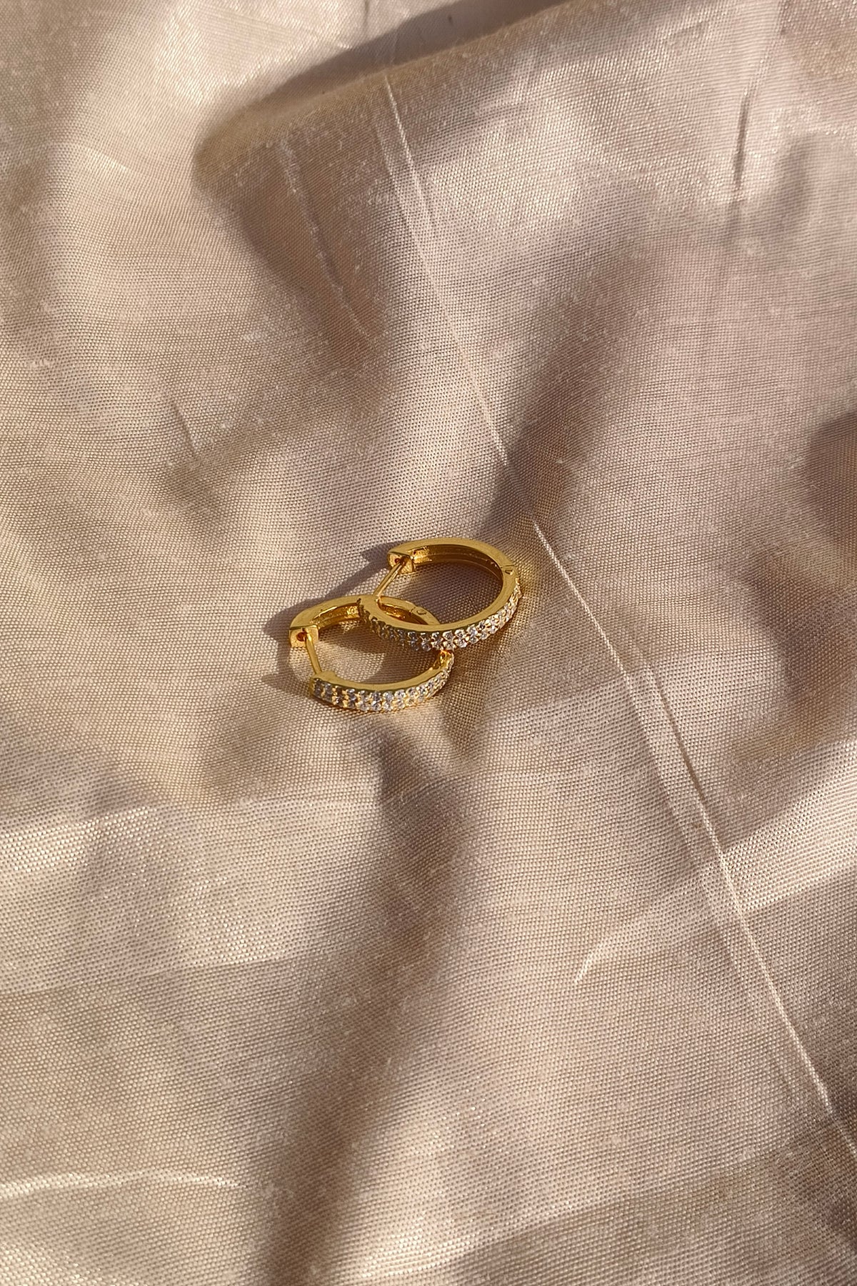 Golden Zircon Enchant Earring