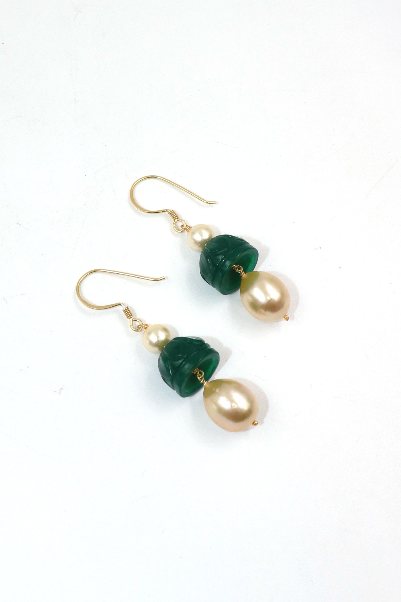 Handcrafted Carved Gemstone Earrings – Timeless Jewelry for Women