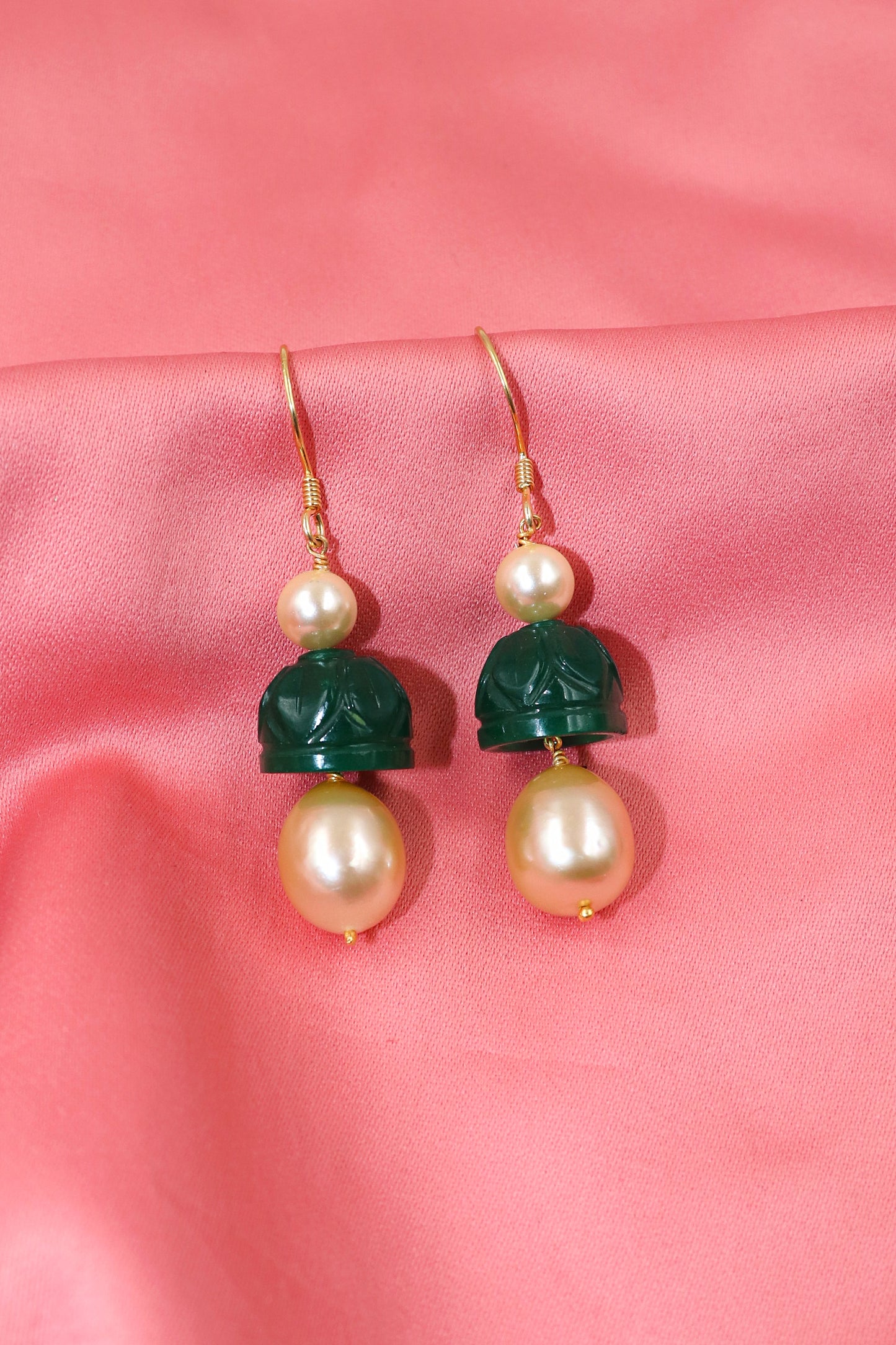 Handcrafted Carved Gemstone Earrings – Timeless Jewelry for Women