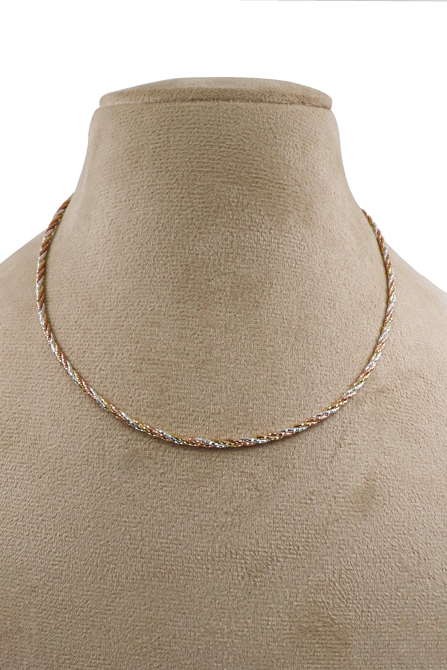 Multi-Plated Elegant Italian Chain Necklace for Fashion Jewelry Enthusiasts