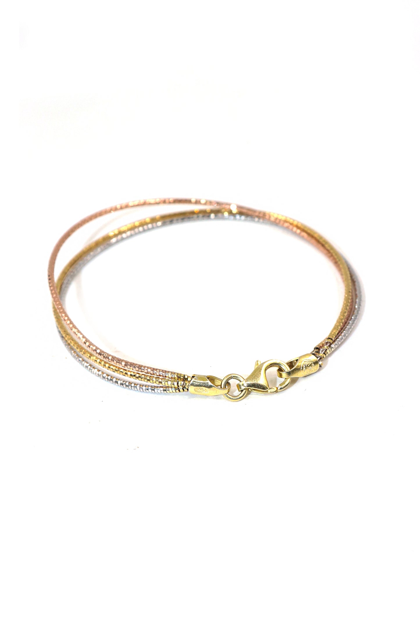 Gold-Plated Italian Chain Bracelet with Sleek and Stylish Design