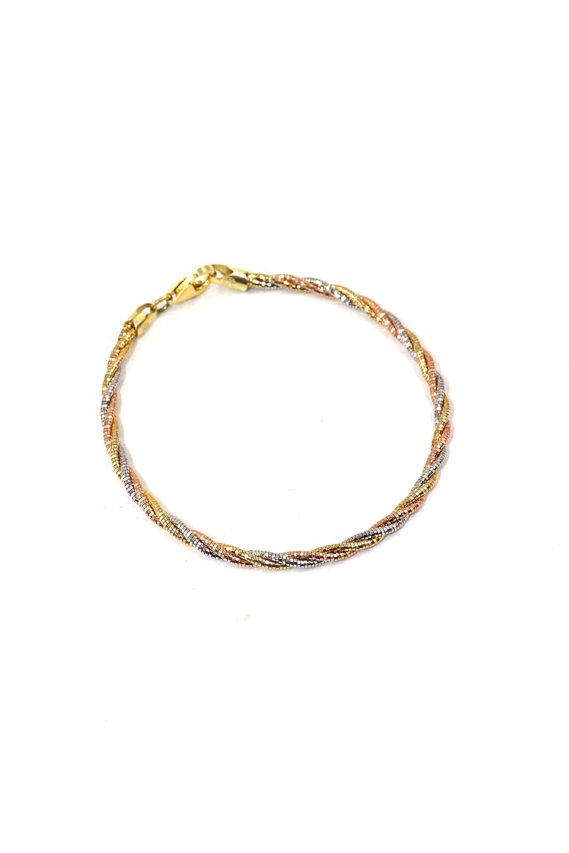 Rose Gold-Plated Italian Chain Bracelet with Premium Finish