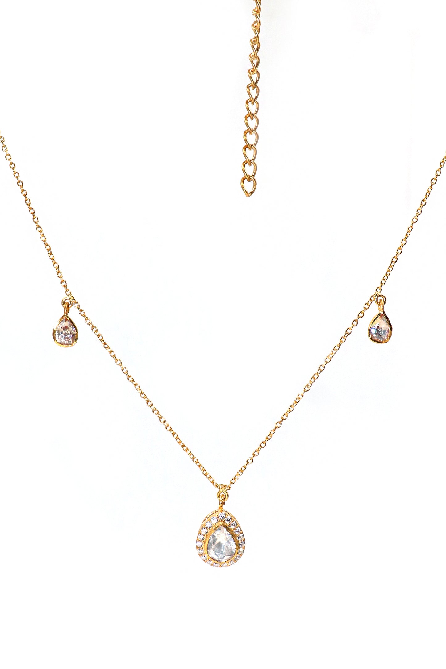 Exquisite Moissanite Pendant Necklace for Wedding and Festival Celebrations