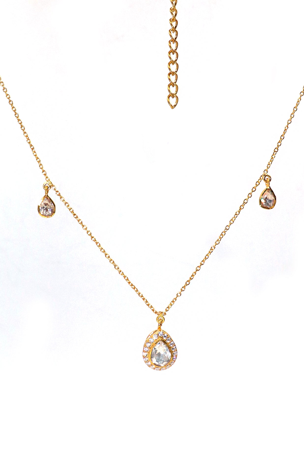 Exquisite Moissanite Pendant Necklace for Wedding and Festival Celebrations