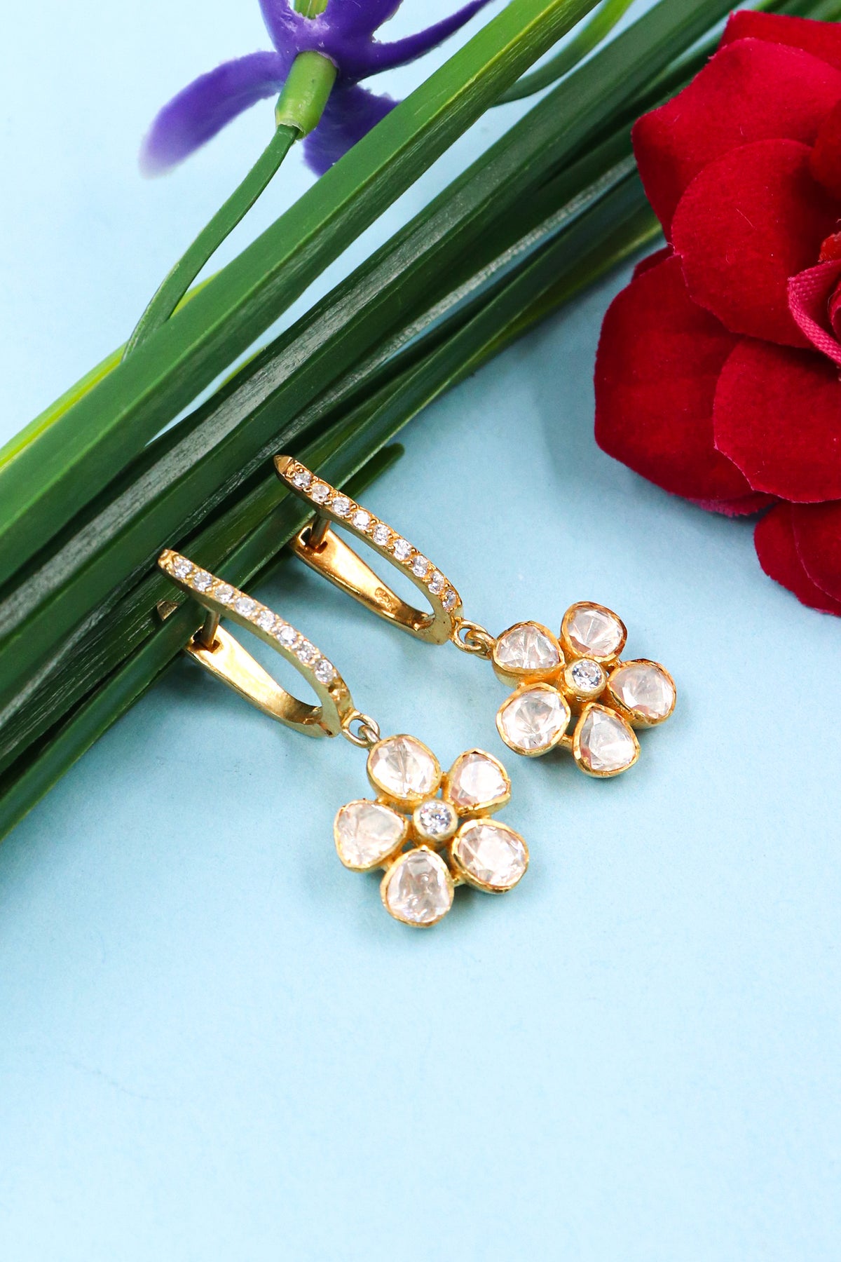 Moissanite Auric Earring