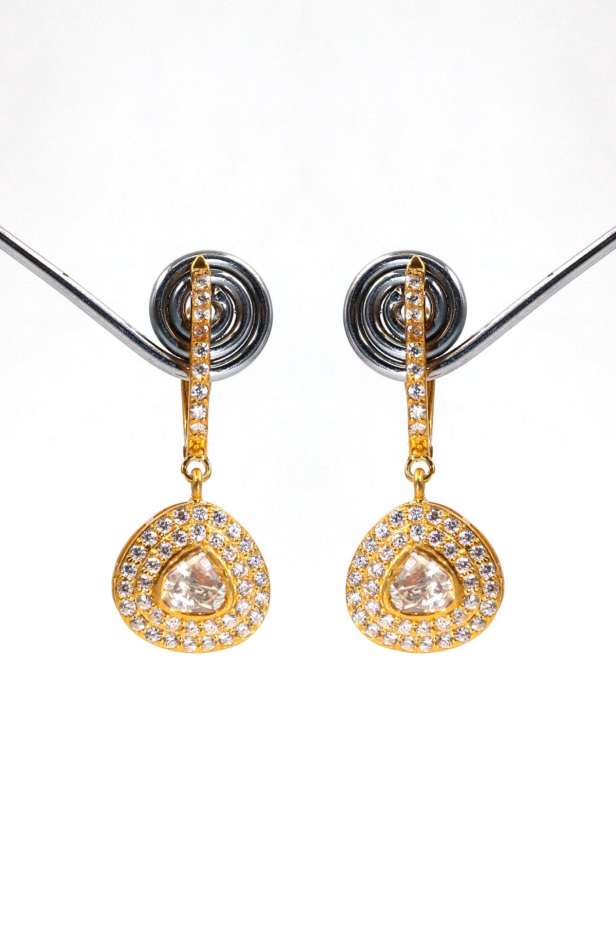 Moissanite Midnight Earring