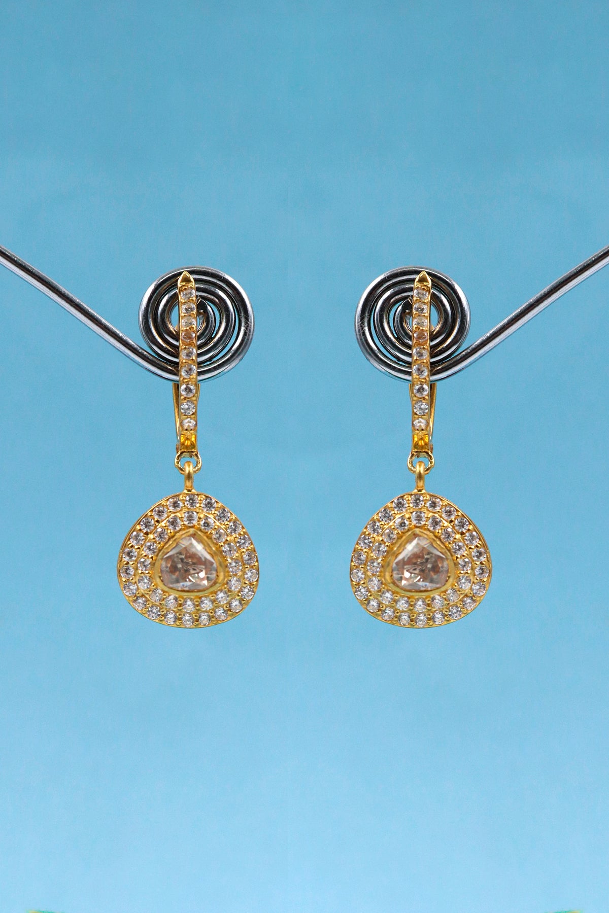 Moissanite Midnight Earring