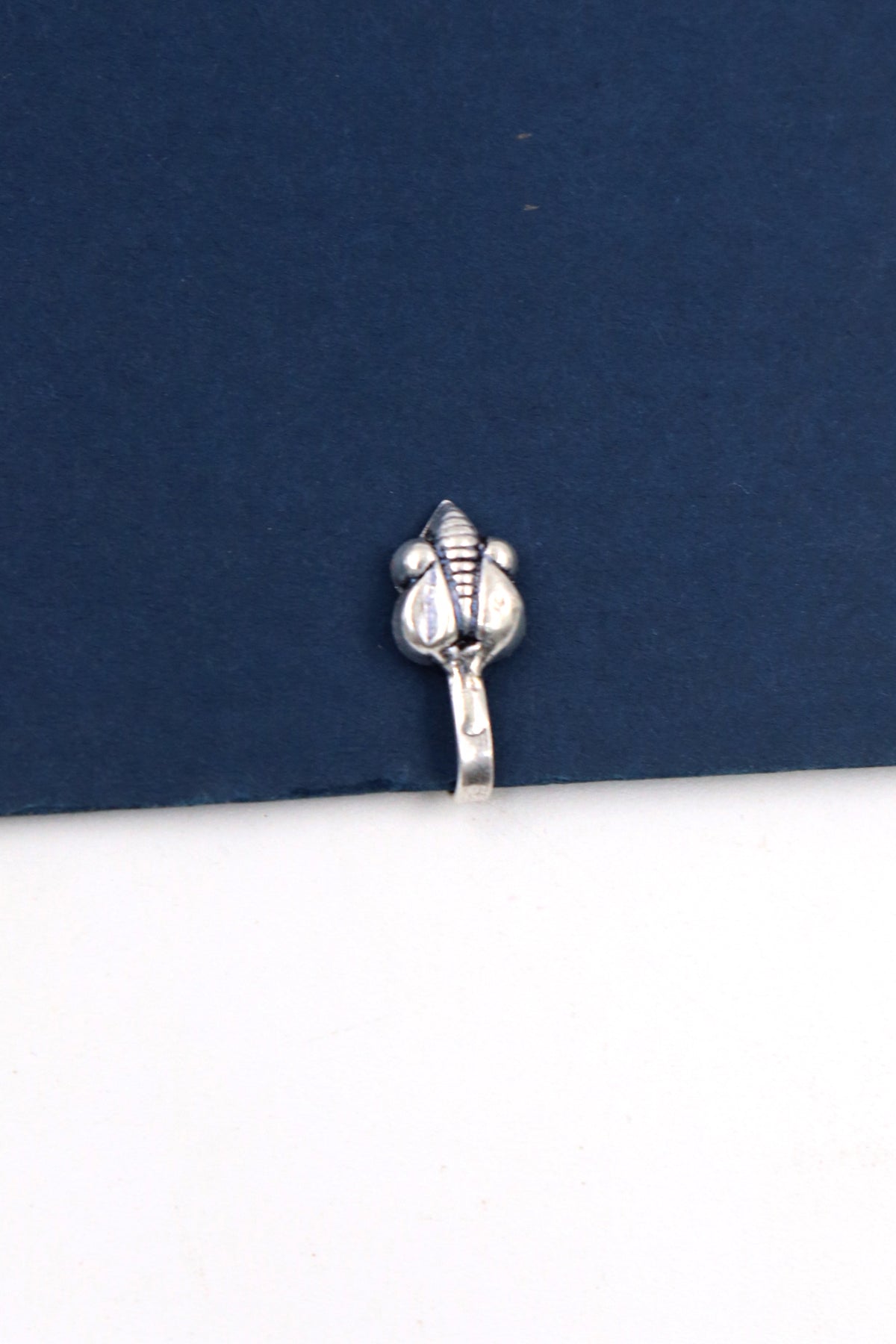 Crimson Nose Pin