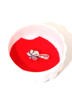 Crimson Nose Pin