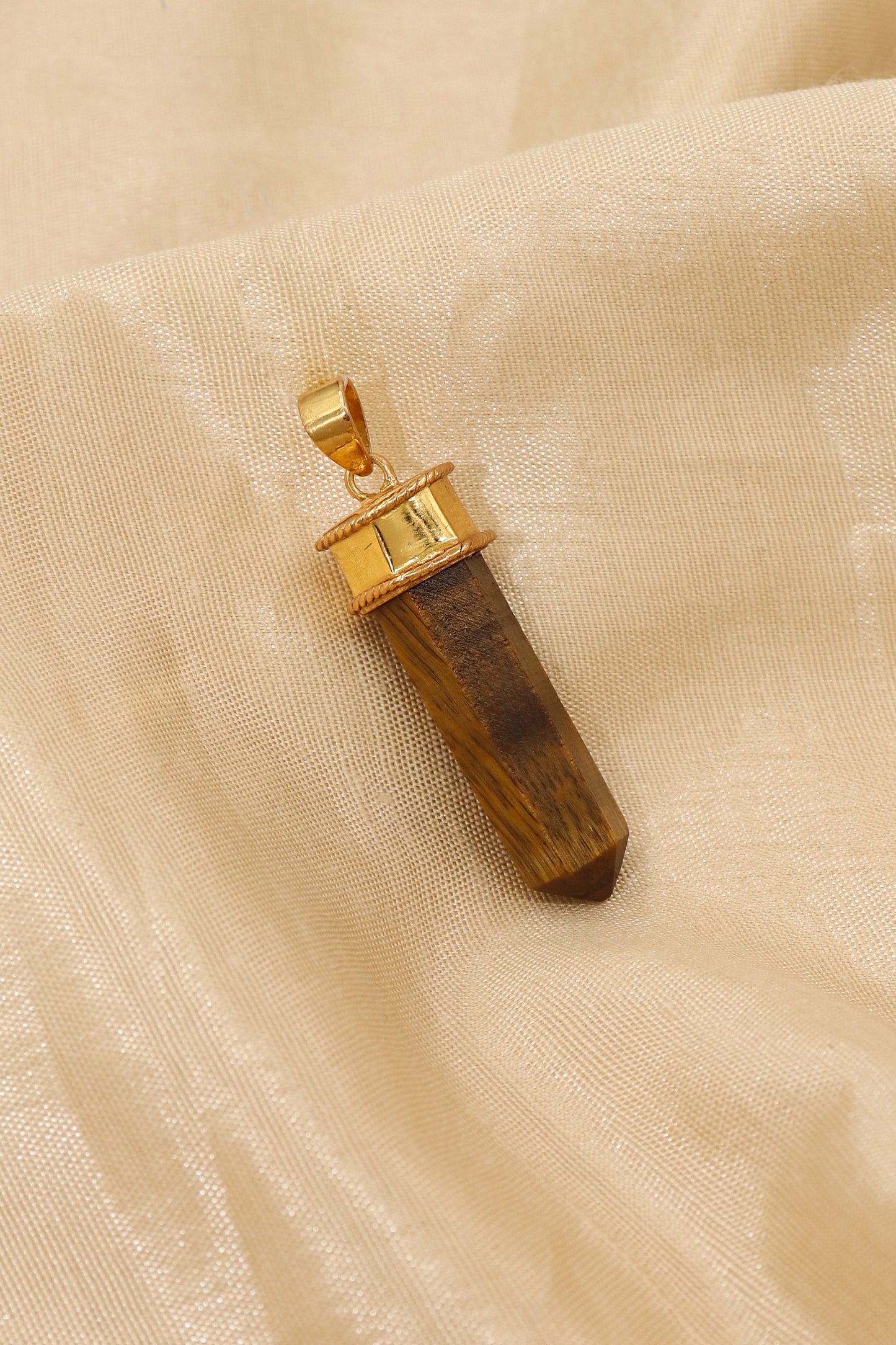 Tiger Eye Pencil Pendant