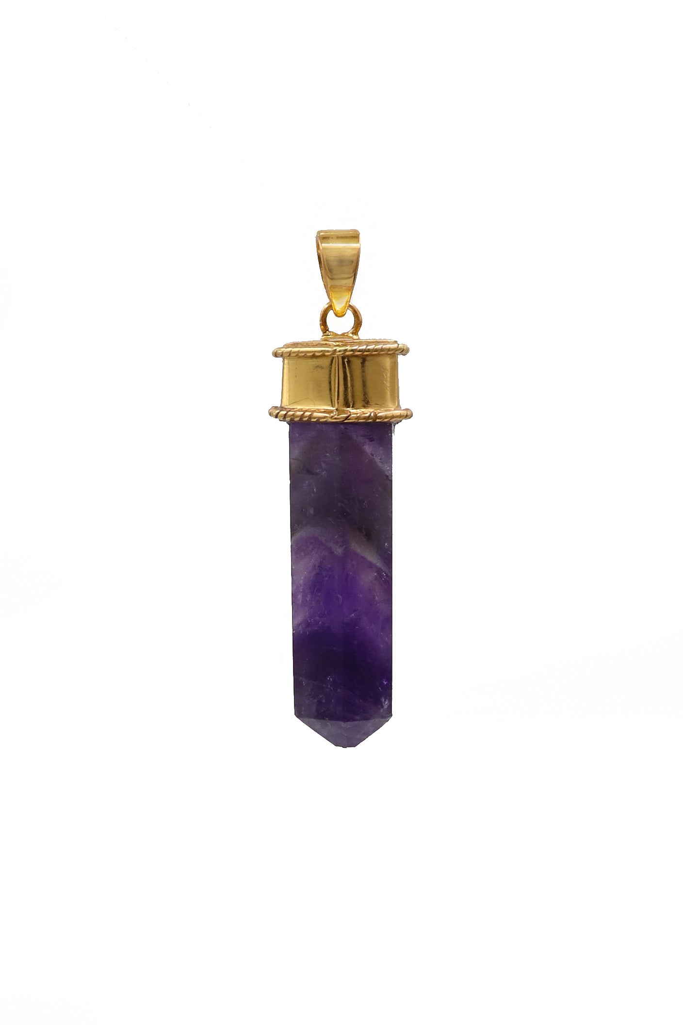 Amethyst Pencil Pendant