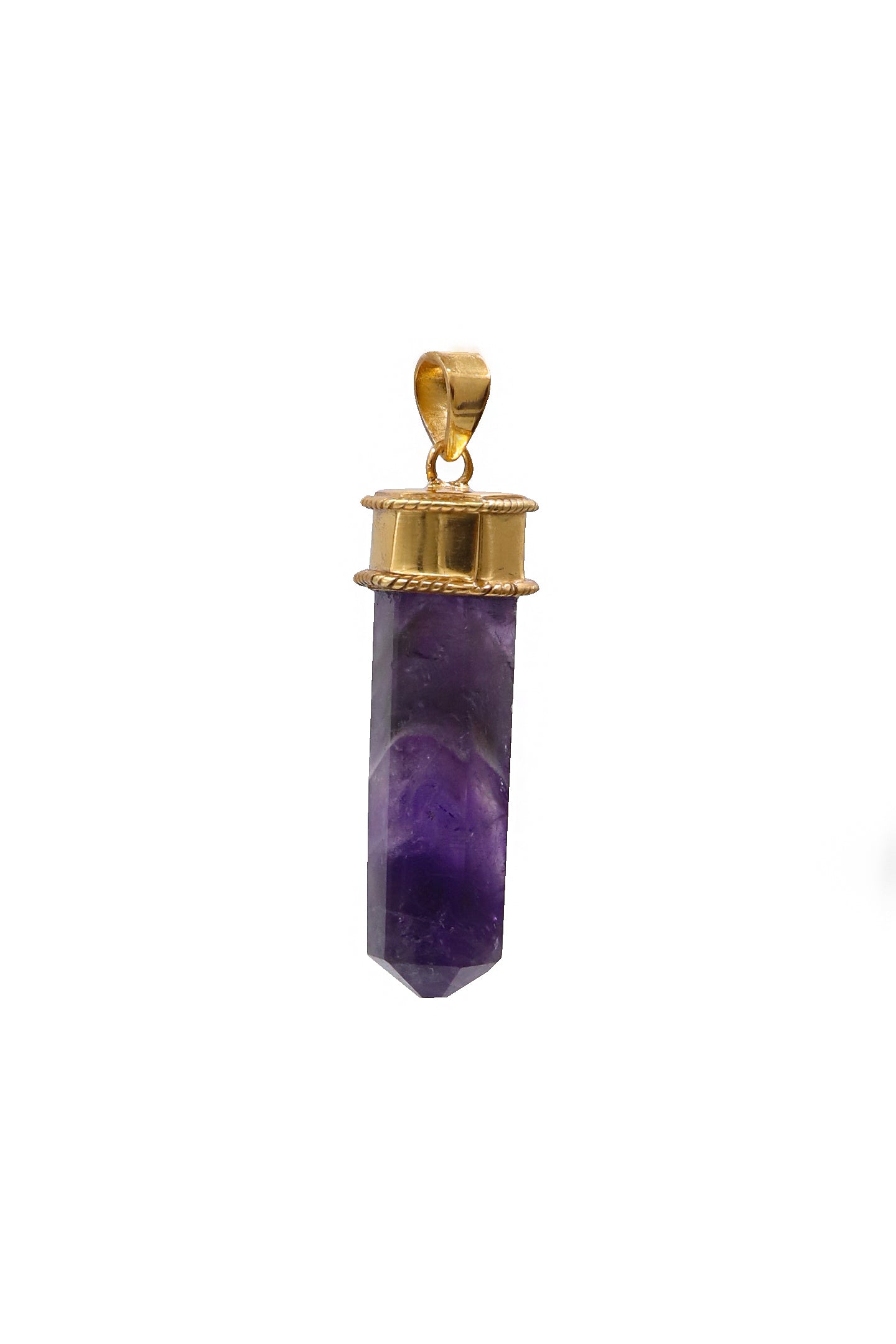 Amethyst Pencil Pendant