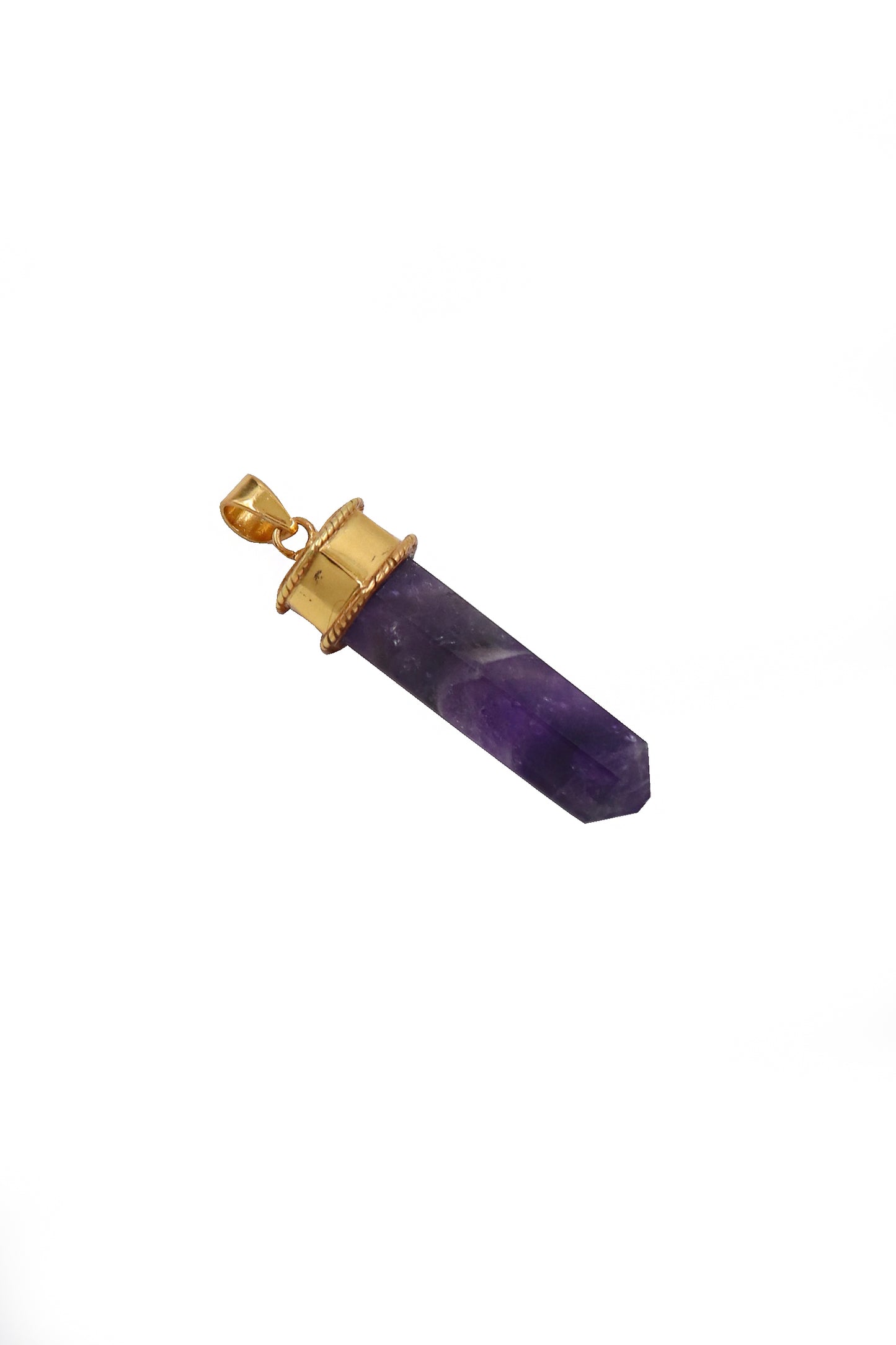 Amethyst Pencil Pendant