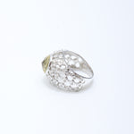 Radiant Lemon Quartz Solitaire Ring