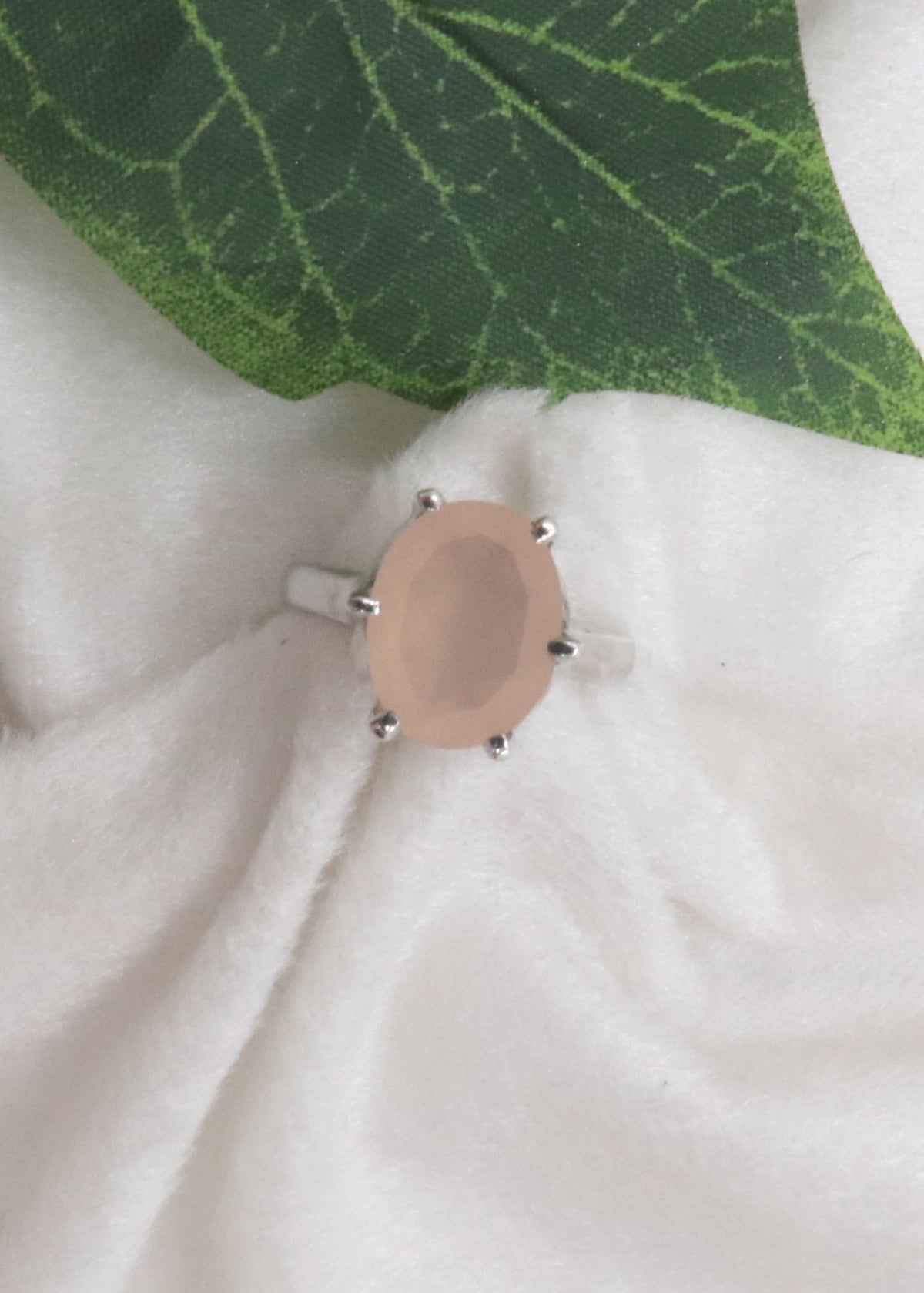 Artisan Aqua Chalcedony Ring