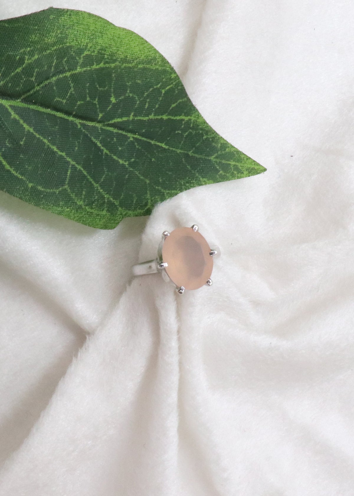 Artisan Aqua Chalcedony Ring