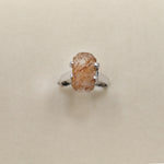 Golden Rutile Quartz Ring