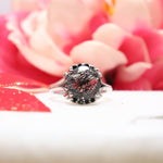 Black Rutile Quartz Ring