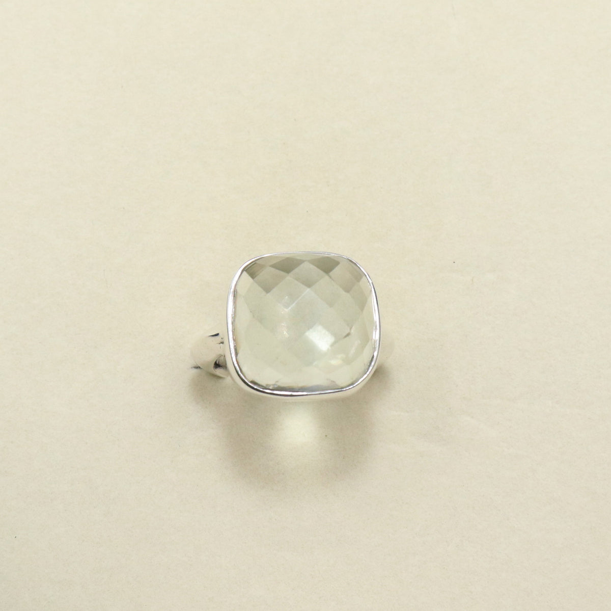 Mint Green Amethyst Ring