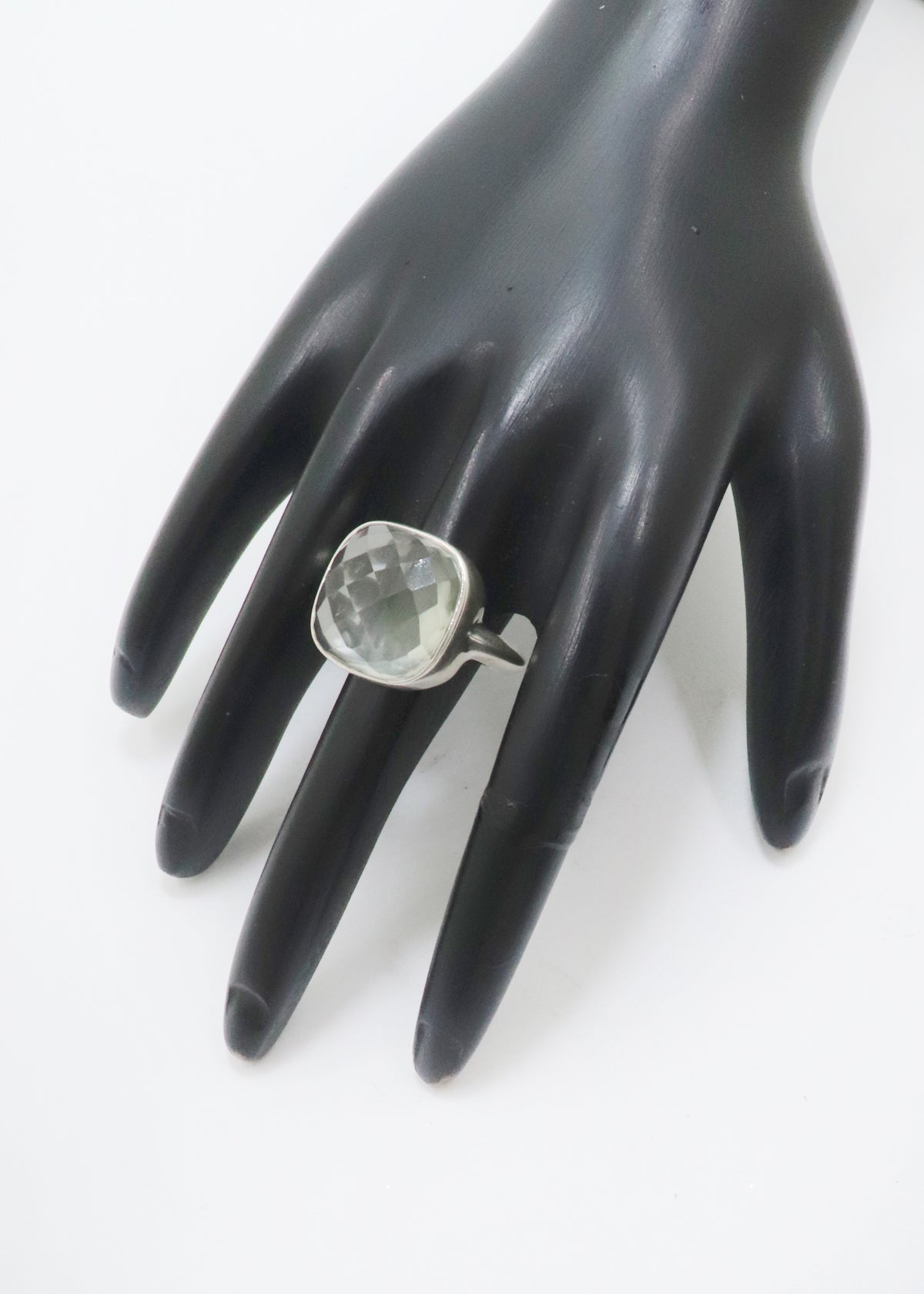 Mint Green Amethyst Ring