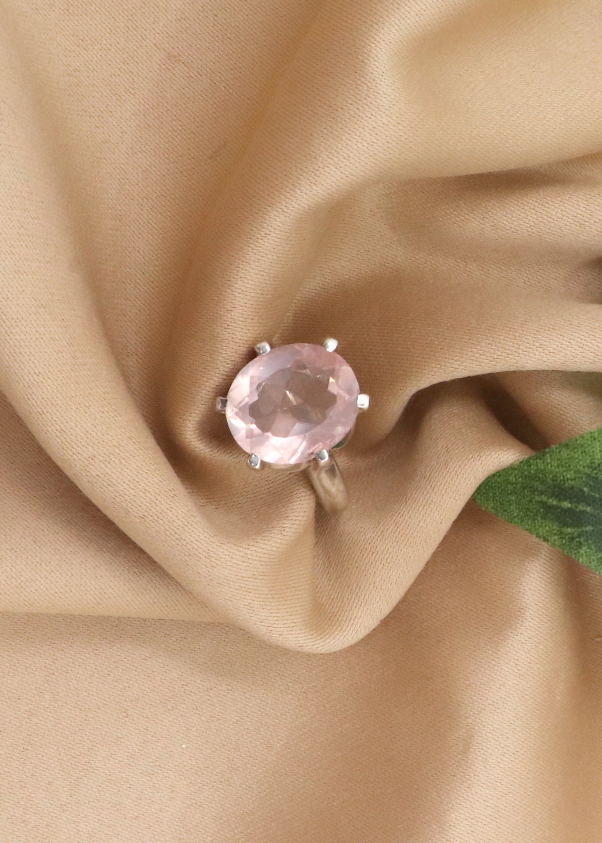 Classic Rose Quartz Ring