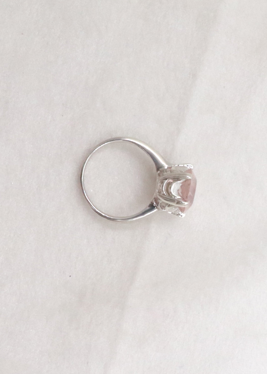 Classic Rose Quartz Ring